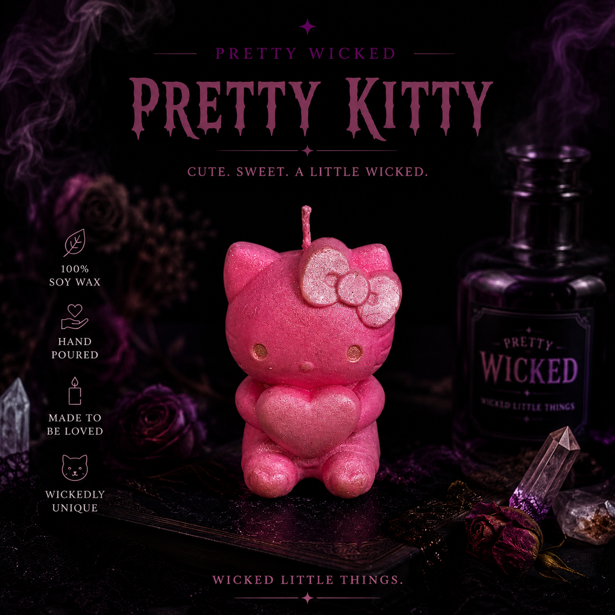 Pretty Kitty Candle