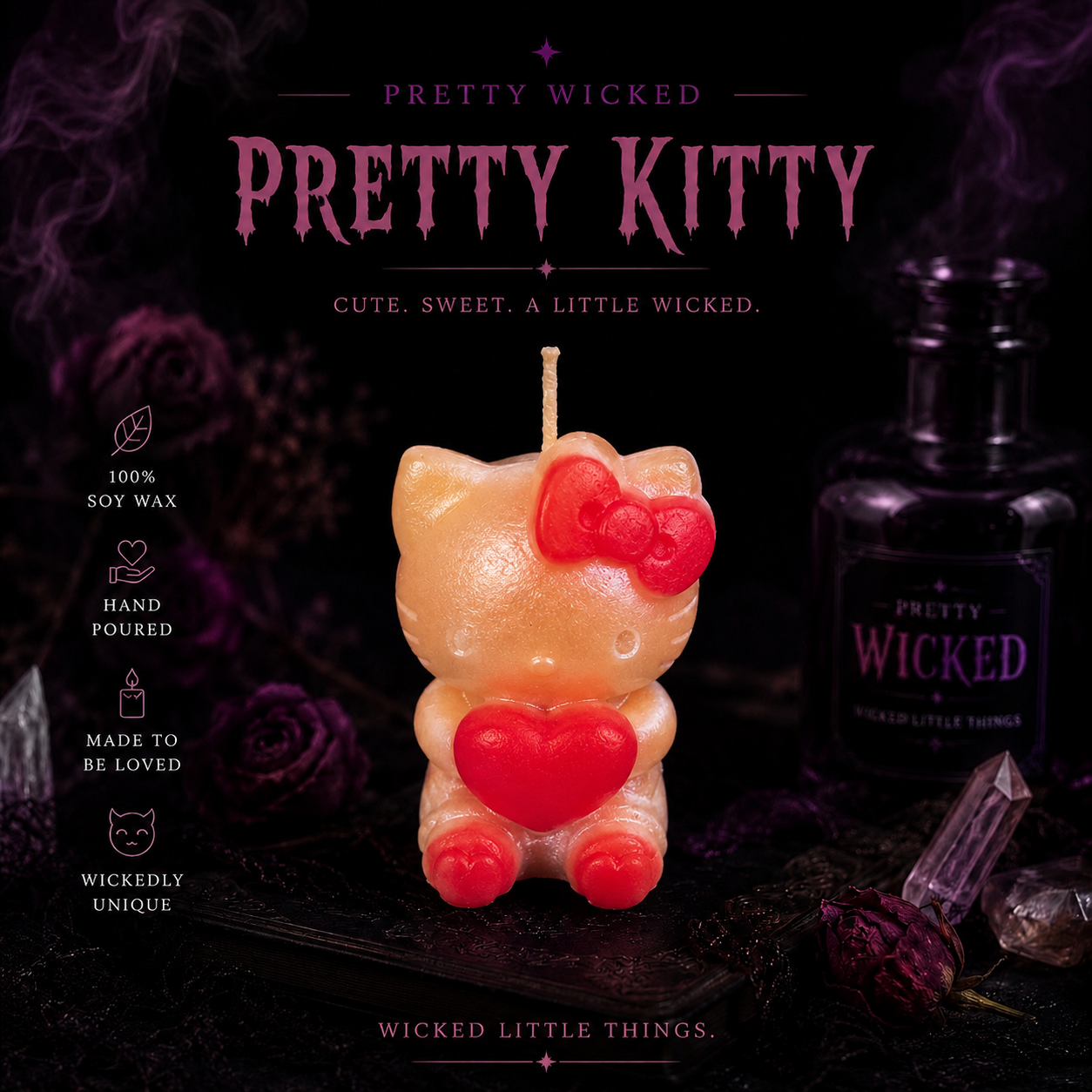 Pretty Kitty Candle