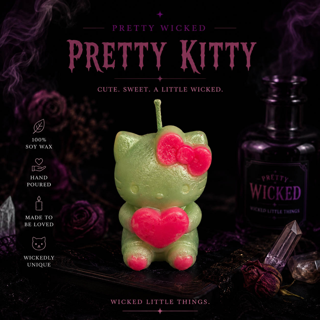 Pretty Kitty Candle