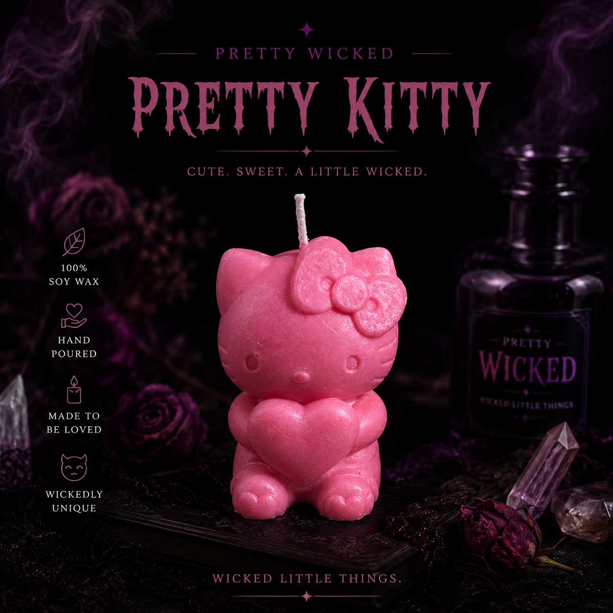 Pretty Kitty Candle