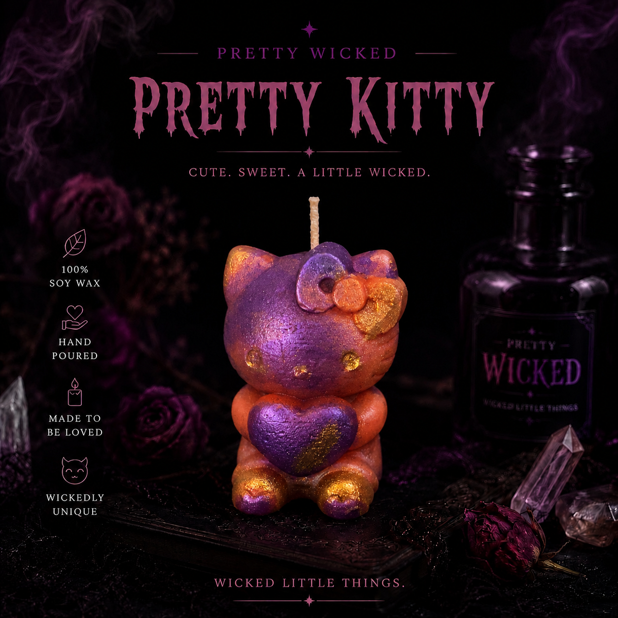 Pretty Kitty Candle